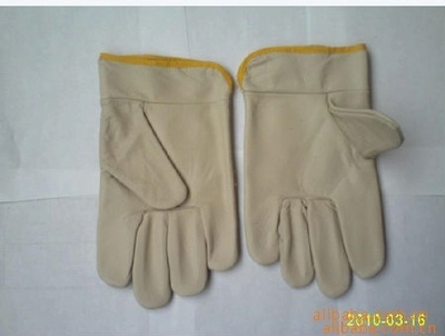【供應(yīng)上海電焊牛皮手套,勞防用品,牛皮工作手套】?jī)r(jià)格,廠家,圖片,防護(hù)手套,上海品固勞防用品-
